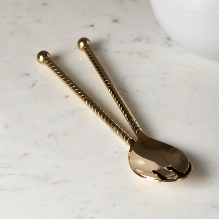 Riviera Maison RM Chic Twisted Salad Tossers - 28.0x6.0x1.5 cm