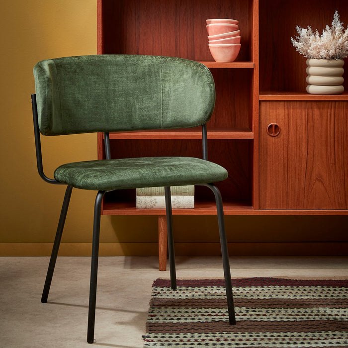 Mica Decorations Grazi Stoel - Donkergroen