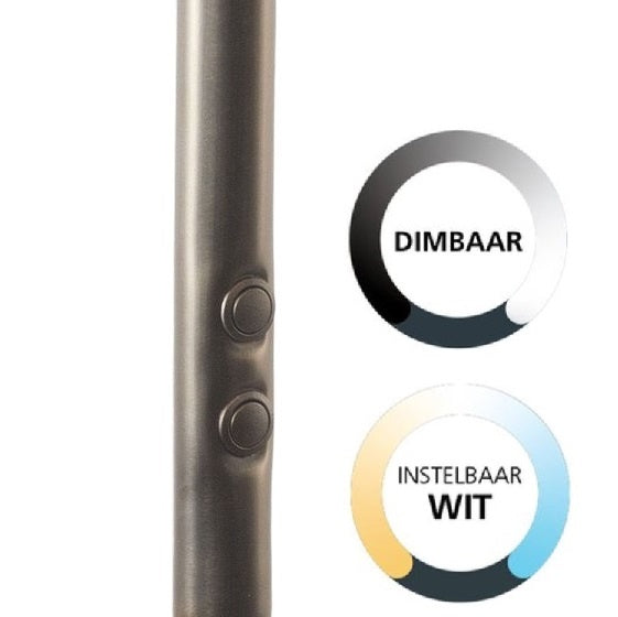 Highlight Vloerlamp Comfort Brons Led incl. Dimmer