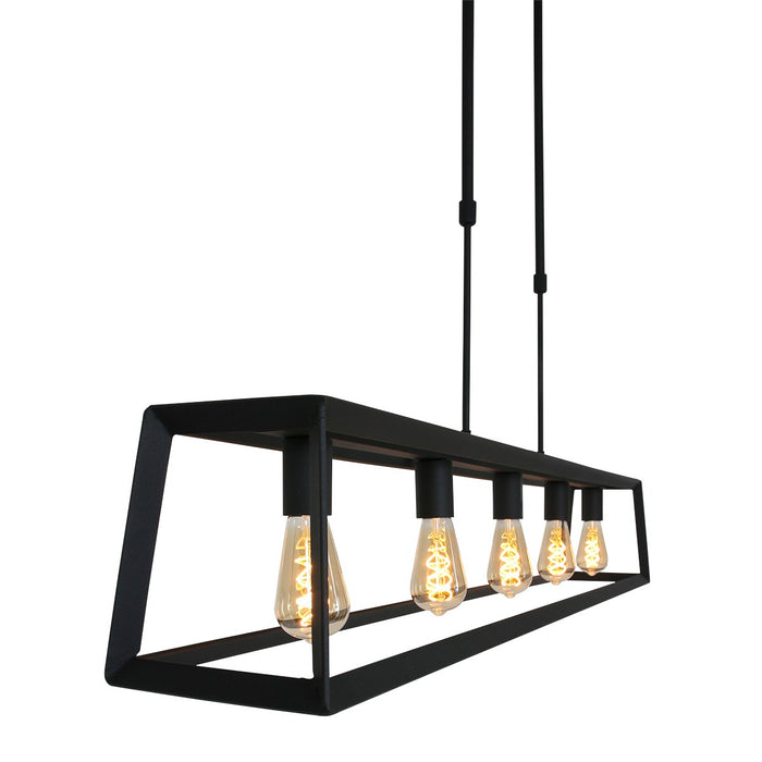 Mexlite hanglamp Hanglampen - zwart - metaal - 2675ZW