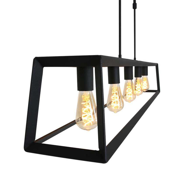 Mexlite hanglamp Hanglampen - zwart - metaal - 2675ZW