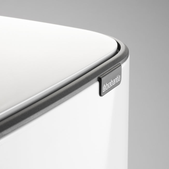 Brabantia Bo Pedaalemmer 11 + 23 L - Wit