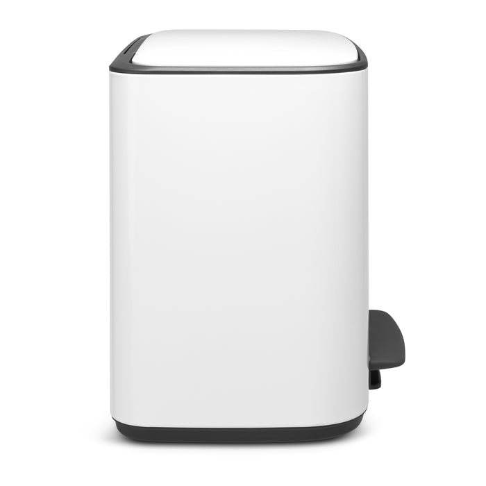 Brabantia Bo Pedaalemmer 11 + 23 L - Wit