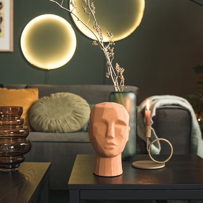 HKliving Abstract Hoofd Sculptuur