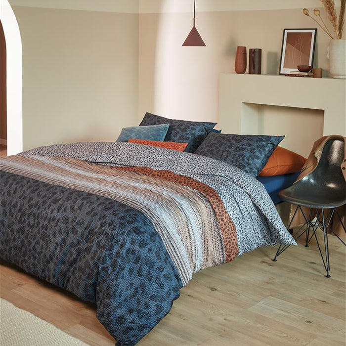 Beddinghouse Feis Dekbedovertrek 200 x 220 cm - Blauw