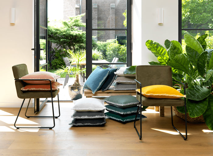 Dutch Decor sierkussen Burto - 45x45 cm Potters Clay