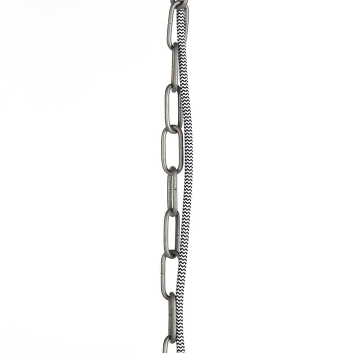 QAZQA Set van 2 industriële hanglampen bruin - Anterio 38