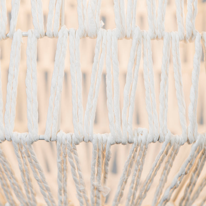 QAZQA Hanglamp lina - Wit - Design - D 400mm