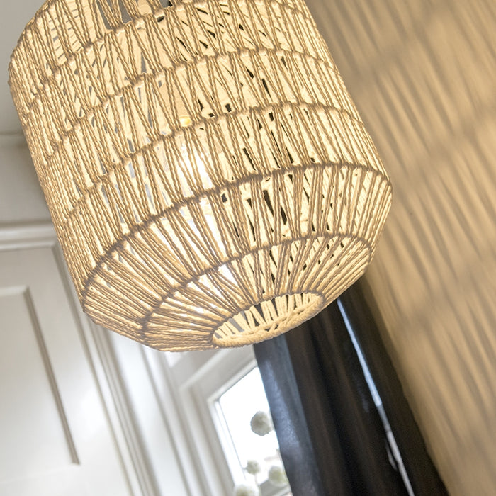 QAZQA Hanglamp lina - Wit - Design - D 400mm