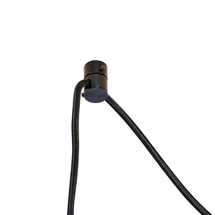 QAZQA Moderne hanglamp zwart 2-lichts - Cava