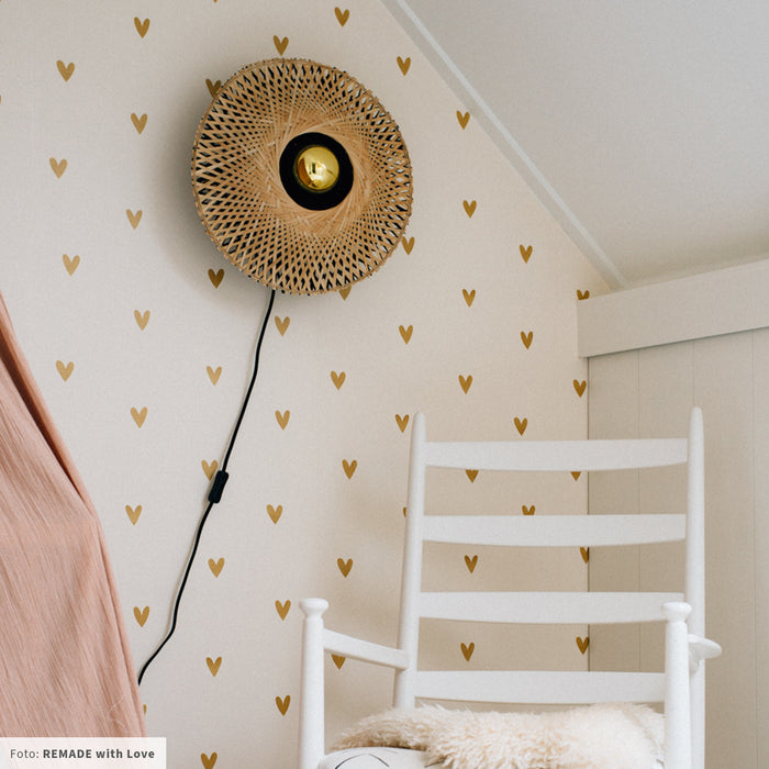 GOOD&MOJO Kalimantan Wandlamp Rond - Ø44cm - Naturel