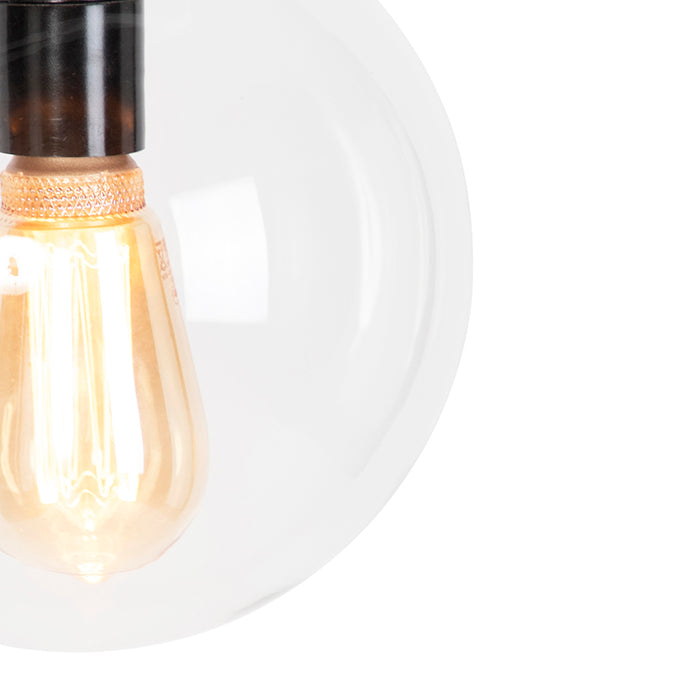 QAZQA Moderne hanglamp transparant 20 cm - Pallon