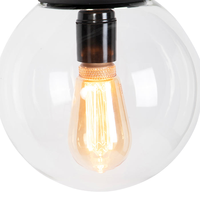 QAZQA Moderne hanglamp transparant 20 cm - Pallon