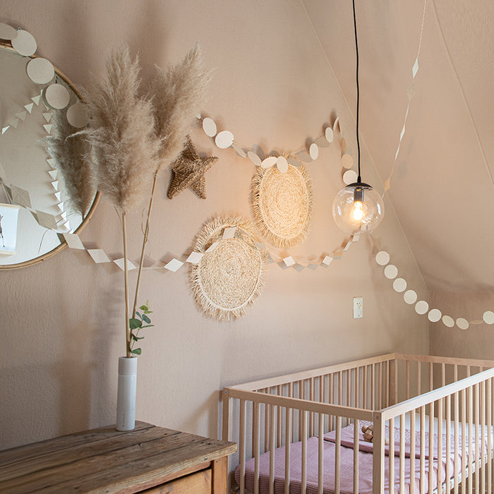 QAZQA Moderne hanglamp transparant 20 cm - Pallon