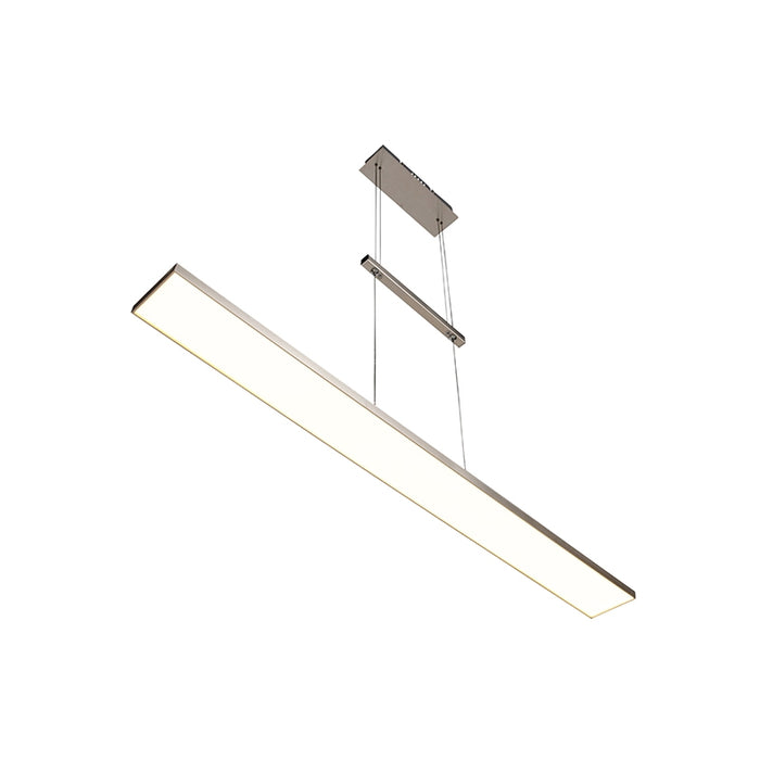 QAZQA LED Hanglamp Riley - Staal - Modern - L 1000mm