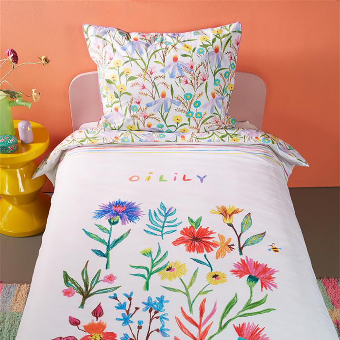 OILILY KIDS Save the Bees Dekbedovertrek 140 x 200/220 cm - Multicolor