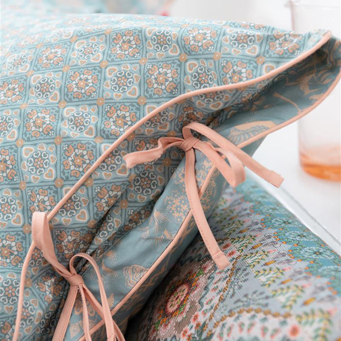 Pip Studio Origami Tree Dekbedovertrek 200 x 200/220 cm - Lichtblauw