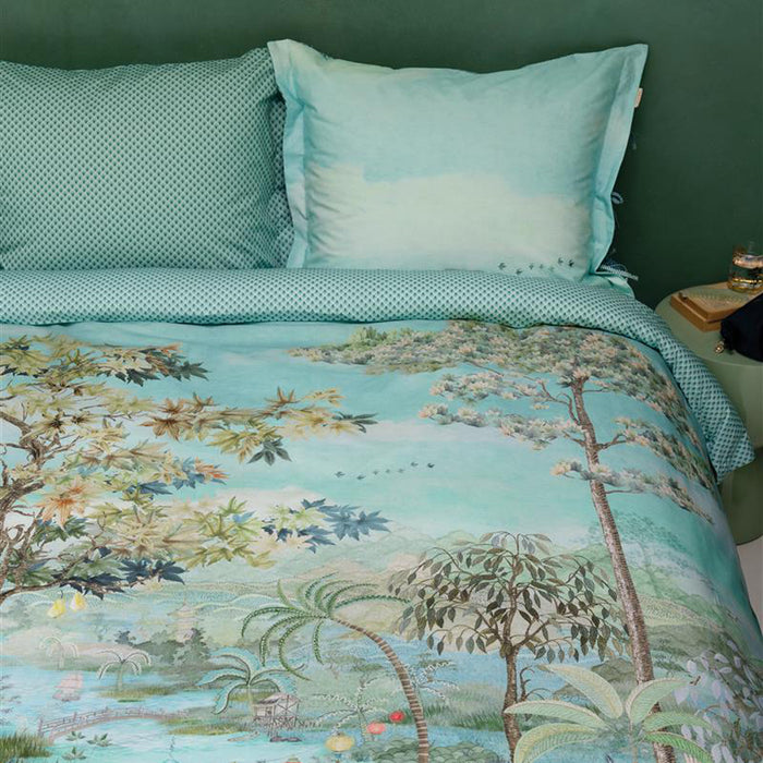 Pip Studio Paradise Dekbedovertrek 260 x 200/220 cm - Groen
