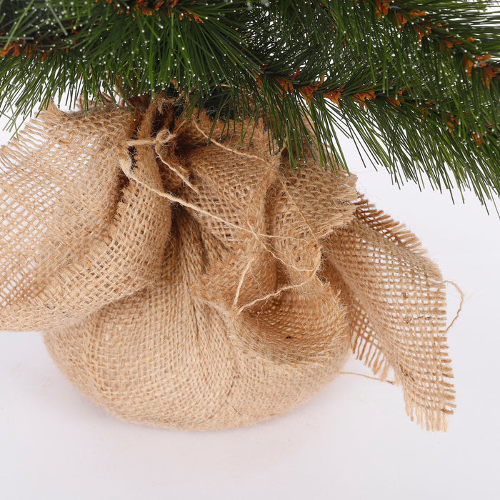 Triumph Tree Forest Frosted Kunstkerstboom in Jute - H60 cm - Groen