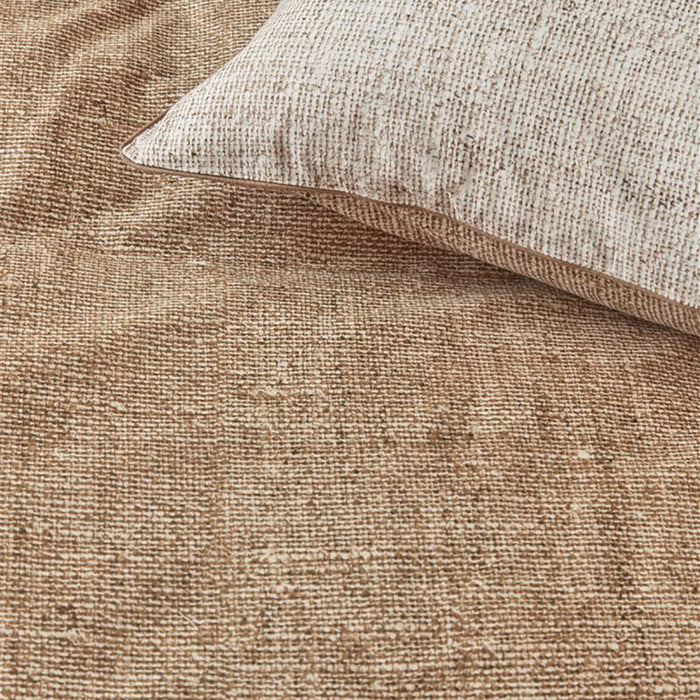 Rivièra Maison Coughton Court Dekbedovertrek 140 x 200/220 cm - Dark Sand