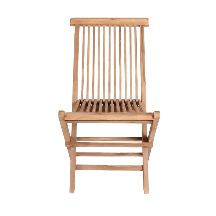 Artichok Jildou inklapbare houten tuinstoel naturel