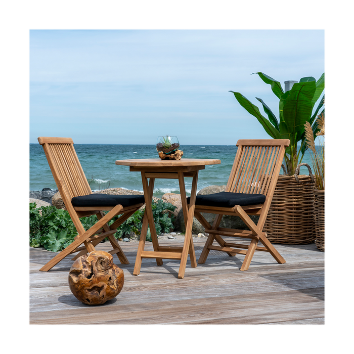 Artichok Jildou inklapbare houten tuinstoel naturel