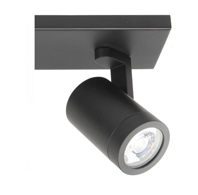 Highlight Spot HALO Zwart 2 Lichts GU10 Balk