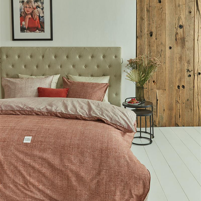 Rivièra Maison Coughton Court Dekbedovertrek 260 x 200/220 cm - Terra