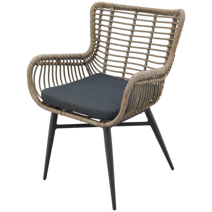 VDG Jasmine natural|Rome grey 240 cm. tuinset - 7-delig