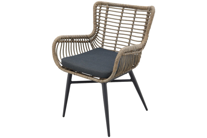 VDG Jasmine natural|Rome grey 240 cm. tuinset - 7-delig