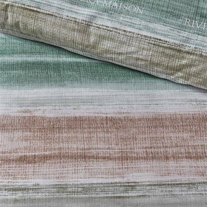 Rivièra Maison Crayons Dekbedovertrek 240 x 200/220 cm - Groen