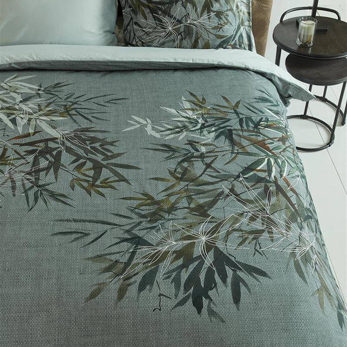 Rivièra Maison Fargesia Dekbedovertrek 200 x 200/220 cm - Groen