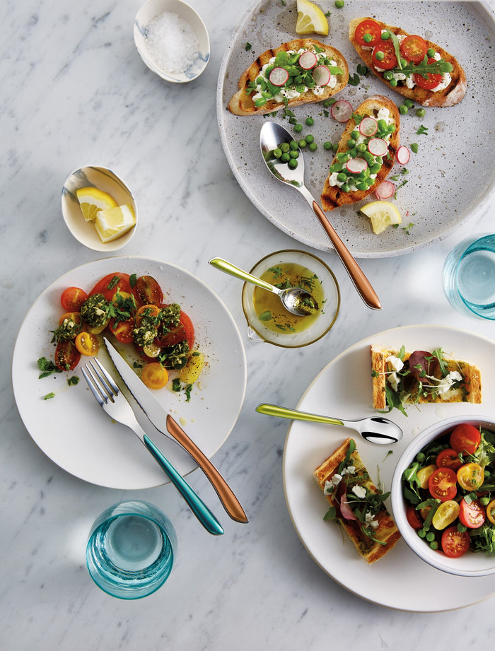 Amefa 24-delige Bestekset Eclat metallic olijfgroen