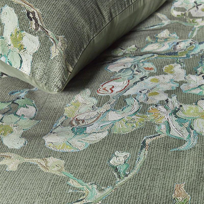 Beddinghouse x Van Gogh Museum Blossoming Dekbedovertrek 140 x 200/220 cm - Groen