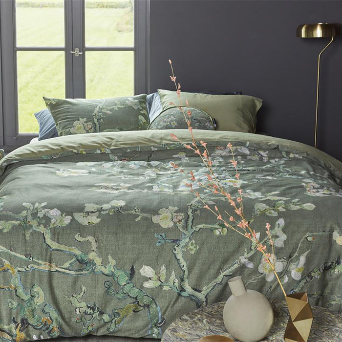 Beddinghouse x Van Gogh Museum Blossoming Dekbedovertrek 240 x 200/220 cm - Groen