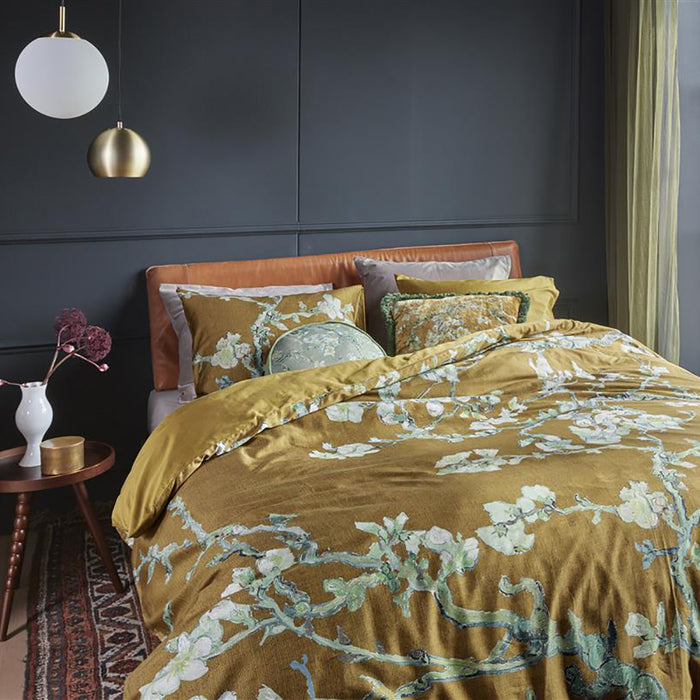 Beddinghouse x Van Gogh Museum Blossoming Dekbedovertrek 140 x 200/220 cm - Oker