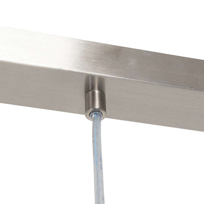QAZQA Hanglamp eloy - Staal - Modern - L 110cm