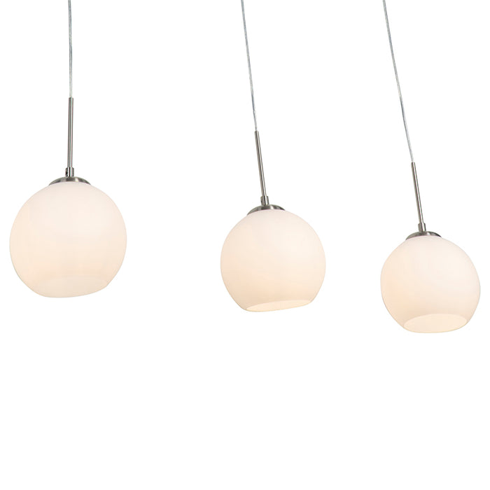 QAZQA Hanglamp eloy - Staal - Modern - L 110cm