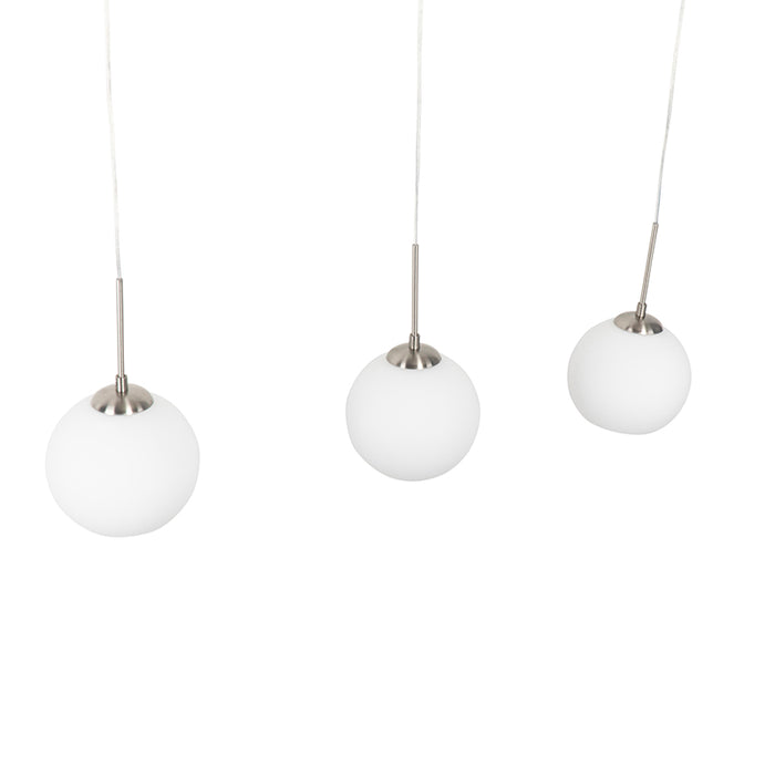 QAZQA Hanglamp eloy - Staal - Modern - L 110cm