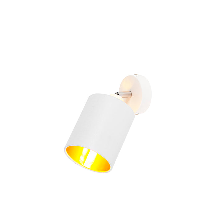 QAZQA Moderne plafondlamp wit - Lofty
