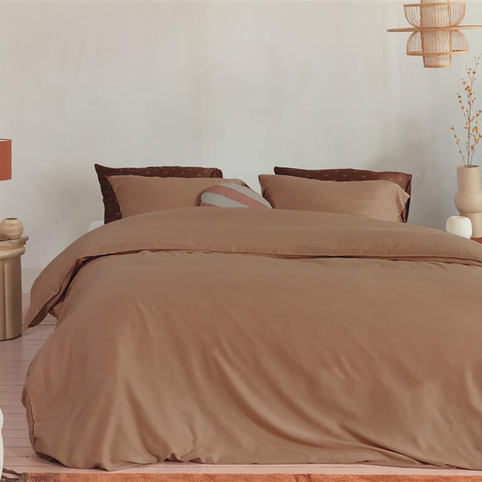 vtwonen Earth Dekbedovertrek 140 x 200/220 cm - Perzik