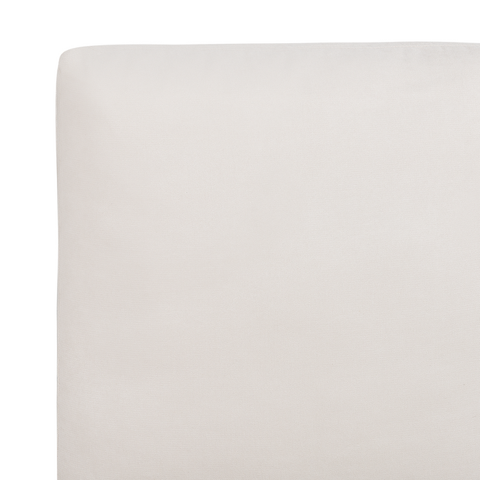 Beliani-MELLE -Tweepersoonsbed-Lichtbeige-180 x 200 cm-Chenille