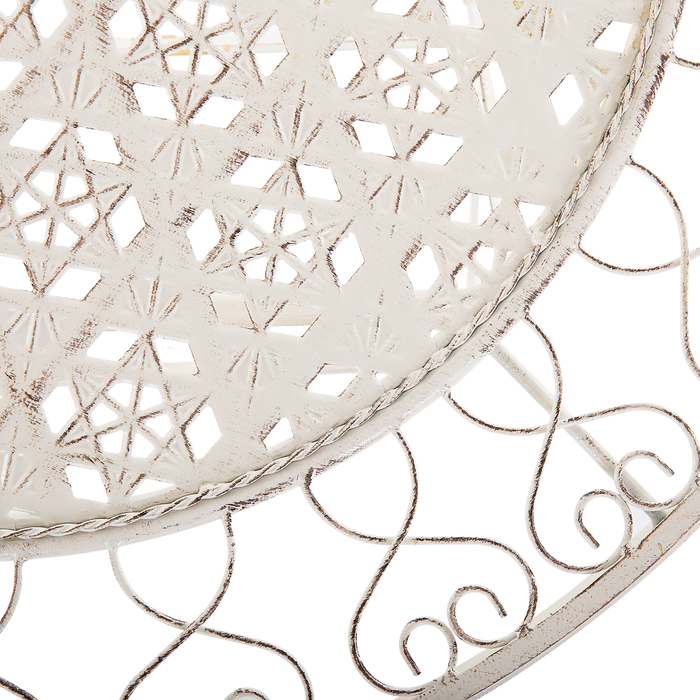 Beliani - TRIESTE - Bistroset voor 2 - Beige - IJzer