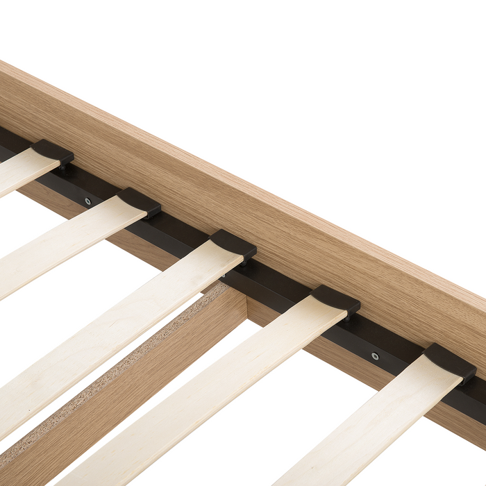 Beliani-SERRIS-Tweepersoonsbed LED-Wit-140 x 200 cm-Vezelplaat