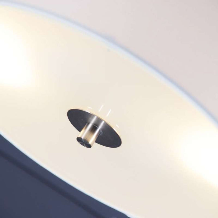 QAZQA Landelijke plafondlamp wit 30 cm 2-lichts - Drum