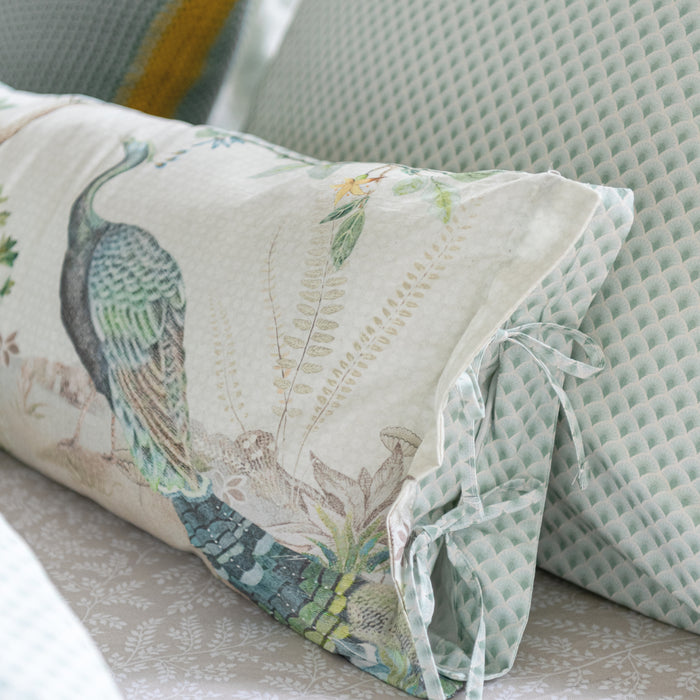 Pip Studio Leafy Hoeslaken 140 x 200/220 cm - Khaki