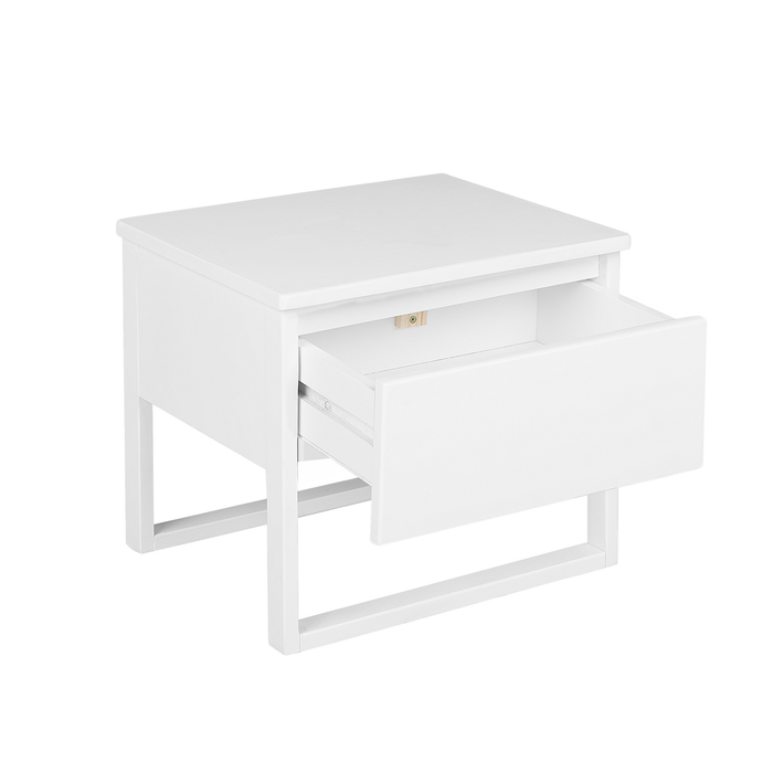 Beliani - GIULIA - Bijzettafel - Wit - Dennenhout