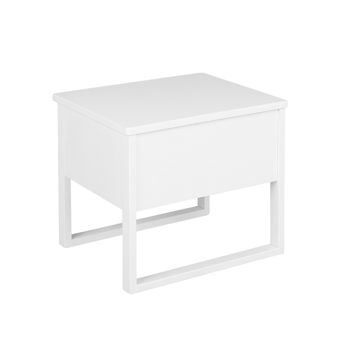 Beliani - GIULIA - Bijzettafel - Wit - Dennenhout