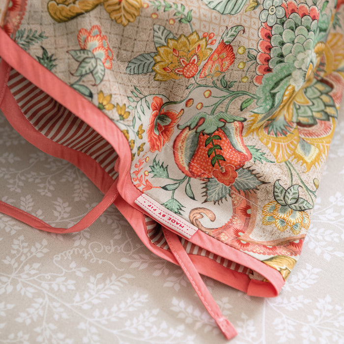 Pip Studio Leafy Hoeslaken 160 x 200/220 cm - Khaki