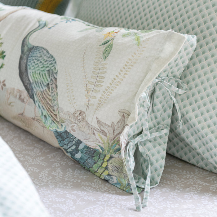 Pip Studio Leafy Hoeslaken 90 x 200/220 cm - Khaki